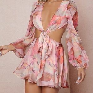 Gorgeous front tie dress